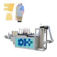 Cleaning disposable hdpe ldpe plastic polyethylene pe apron without sleeves  make machine